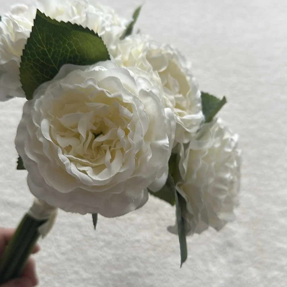 Beautiful Faux Cream floral bouquet